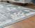 Avanworths - 5' x 7' Washable Rug - Blue / Gray / Ivory