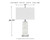 Malise - Alabaster Table Lamp  - White