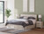 Lawroy - King Panel Bed With Storage Footboard And 2 Under Bed Storage Units - Light Natural