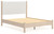 Cadmori - Queen Upholstered Panel Bed - Two-tone