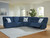 Acklen Place - 5-Piece Power Reclining Sectional - Navy