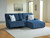 Acklen Place - 3-Piece Power Reclining Sectional Sofa With Raf Chaise - Navy