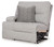 Acklen Place - 3-Piece Sectional With Storage Console - Pewter