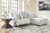 Top Tier - 3-Piece Reclining Sectional Sofa With Raf Chaise - Alloy