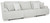 Top Tier - 3-Piece Reclining Sectional Sofa - Alloy