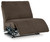 Top Tier - 3-Piece Reclining Sectional With Laf Press Back Chaise - Chocolate