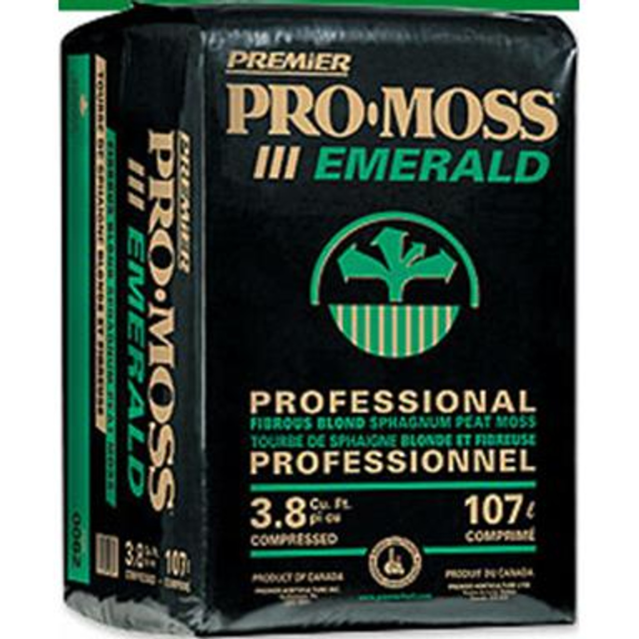 PRO-MOSS PEAT MOSS, EMERALD - Grower's Nursery Supply