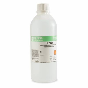 HANNA 7061 ELECTRODE CLEANING SOLUTION HANNA 7061 ELECTRODE CLEANING SOLUTION