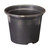 10" SHUTTLE POT, BLACK, (100/CS)