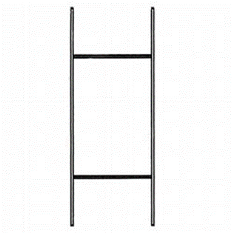 32" STEP STAKE SIGN HOLDER, (50/BDL)