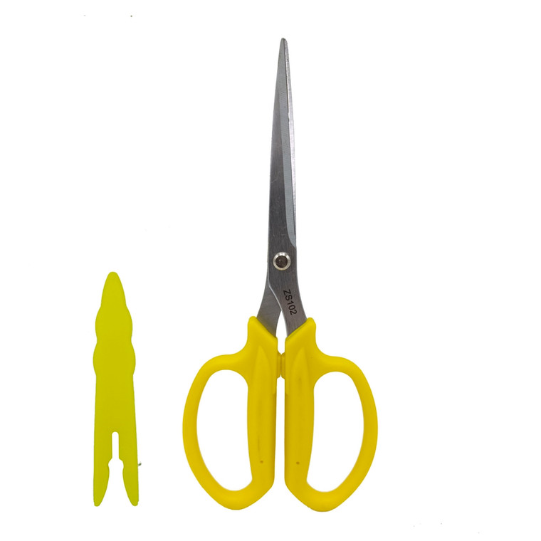 ZS102 7'' SS FLORAL SCISSORS, 3'' CUT BLADE