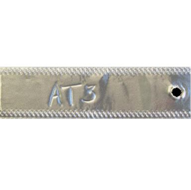 3 X 7/8" ALUMINUM TAGS