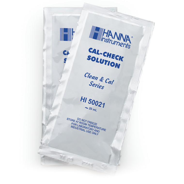 HANNA 50021 CHECK SOLUTION, 20ML PACKET