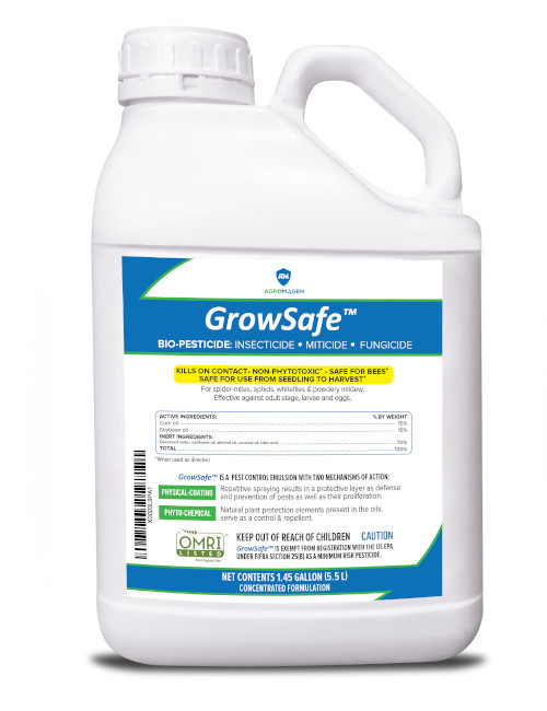 GROWSAFE BIOPESTICIDE, 5.5 LITER (1.45 GL) Grower's Nursery Supply