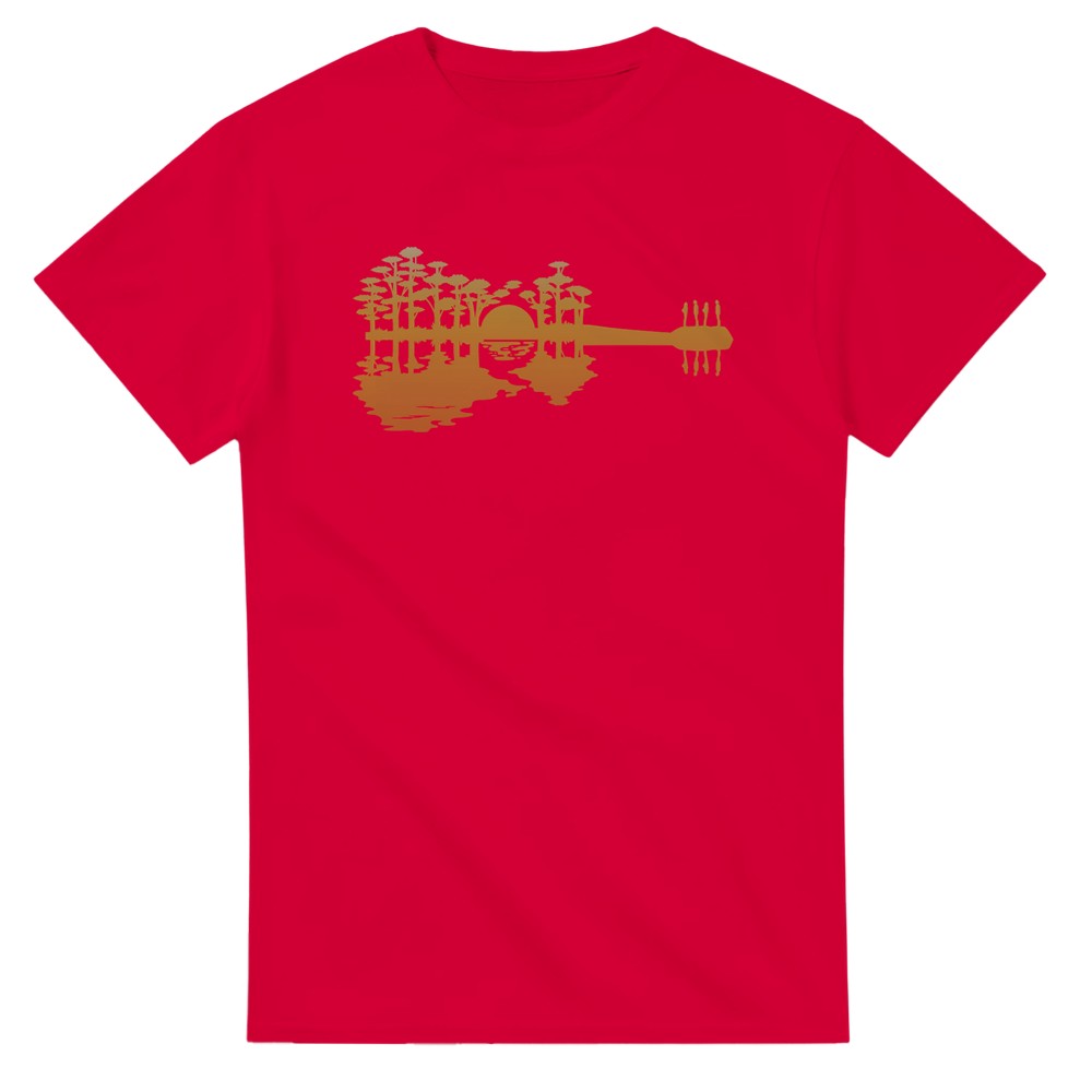 Guitar Sunset Gradient T-Shirt