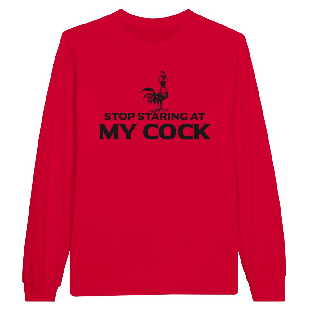Camiseta manga larga Stop Staing at my Cock - Imagen 27 de 61
