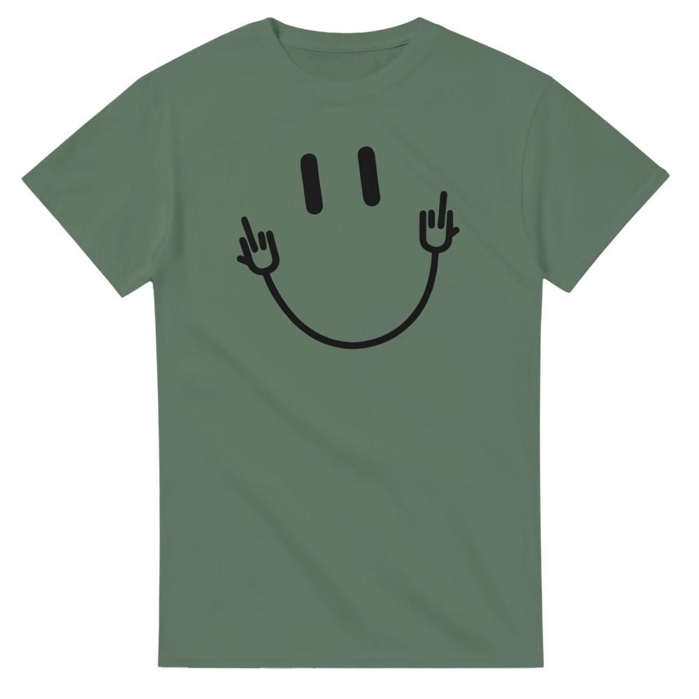 Camiseta Smiley Face Flipping the Bird - Imagen 37 de 76