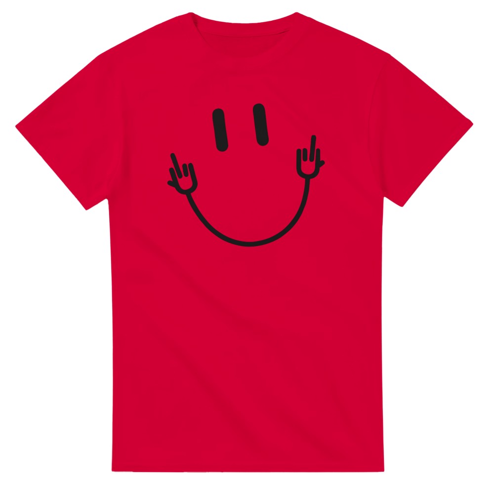 Camiseta Smiley Face Flipping the Bird - Imagen 53 de 76