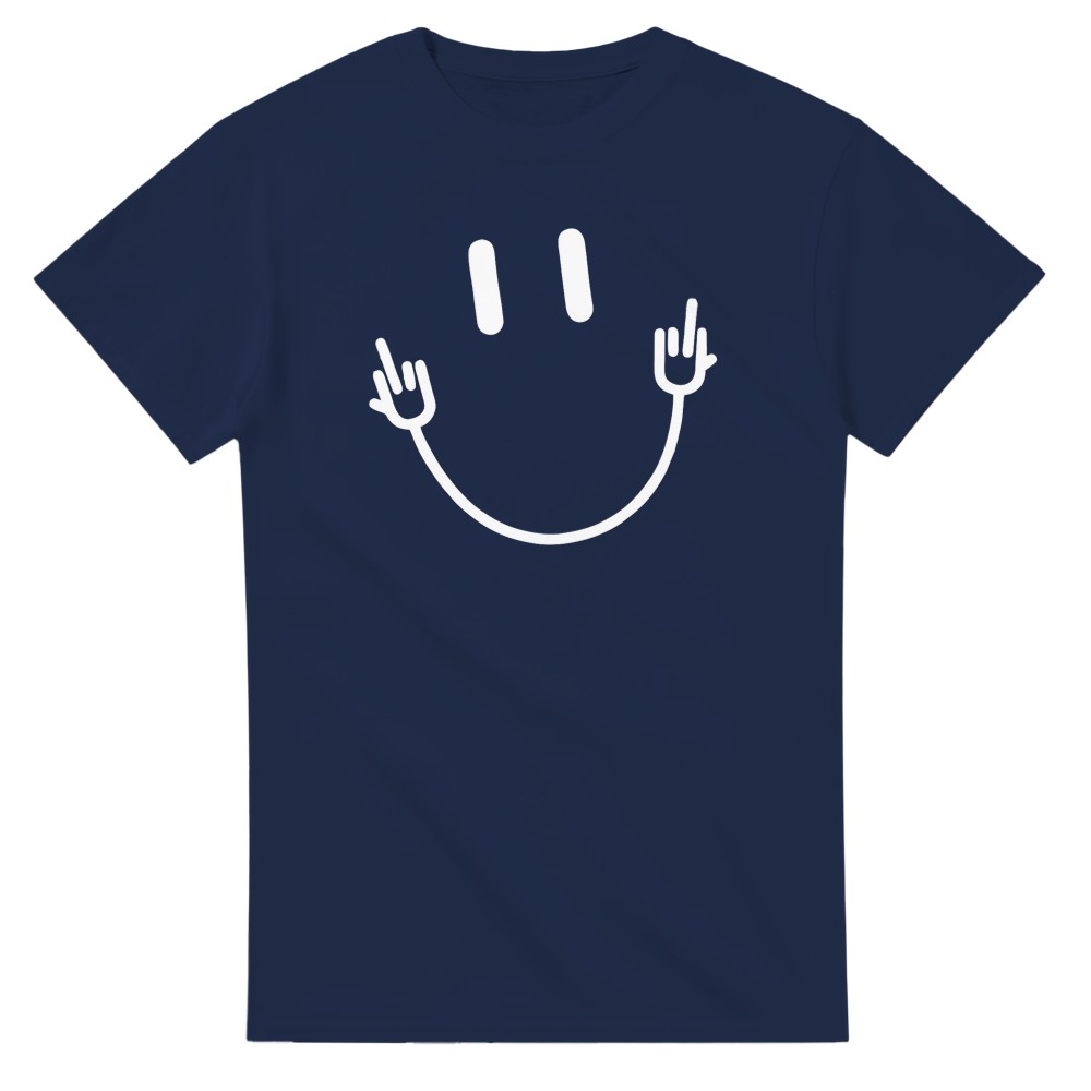 Camiseta Smiley Face Flipping the Bird - Imagen 61 de 76