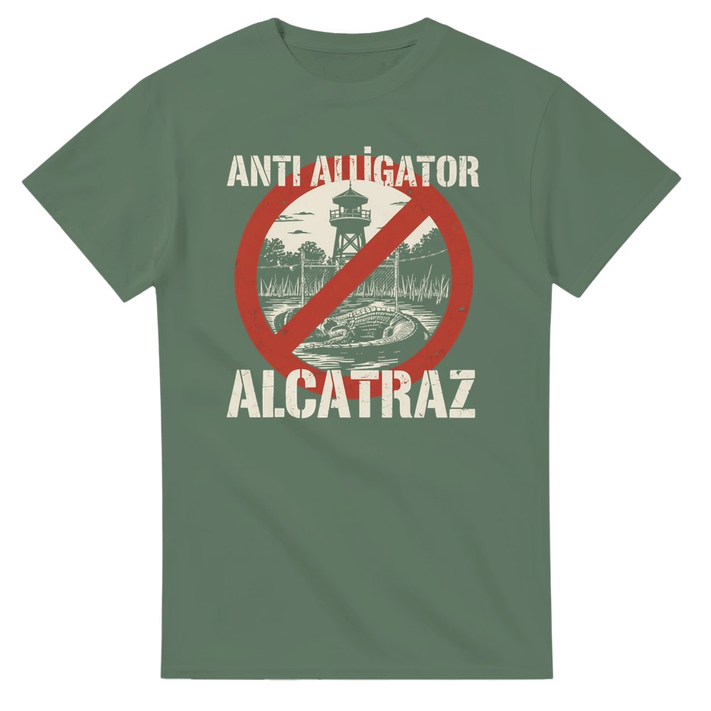 Anti Alligator Ancatraz T-Shirt - Picture 10 of 45