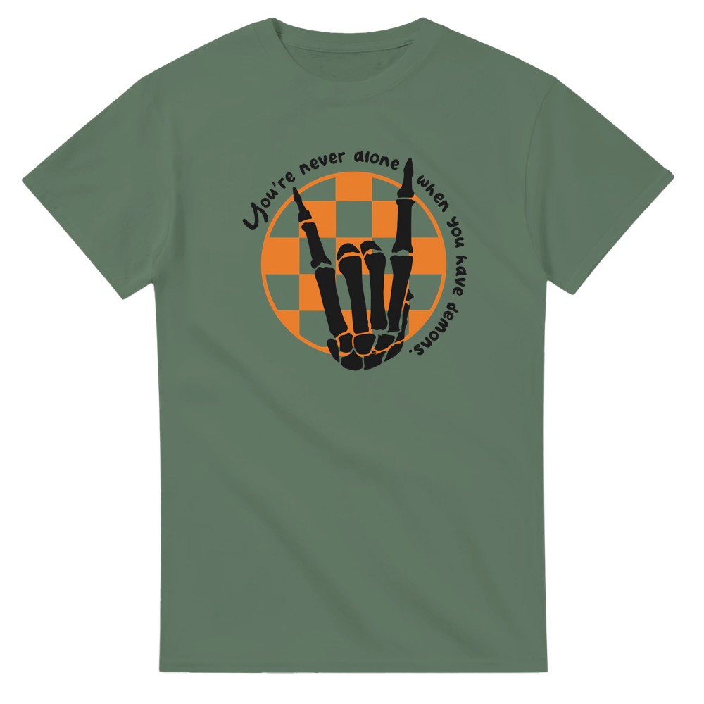 You're Never Alone When You Have Demons T-Shirt - Picture 39 of 74