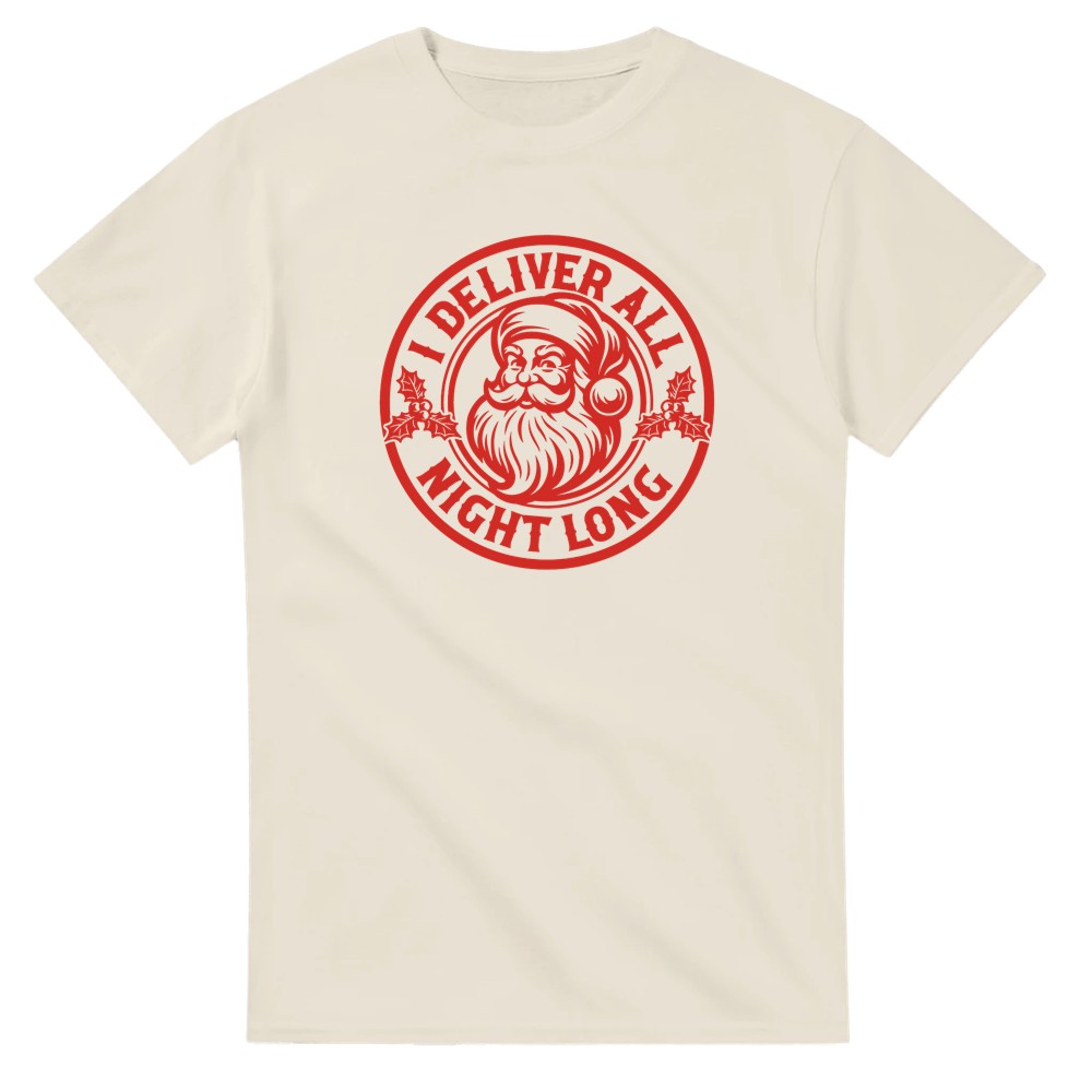 I Deliver All Night Long - Weihnachtsmann T-Shirt - Bild 16 von 76