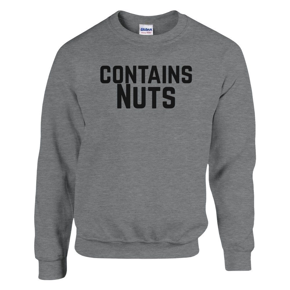 Contains Nuts Crewneck Sweatshirt img