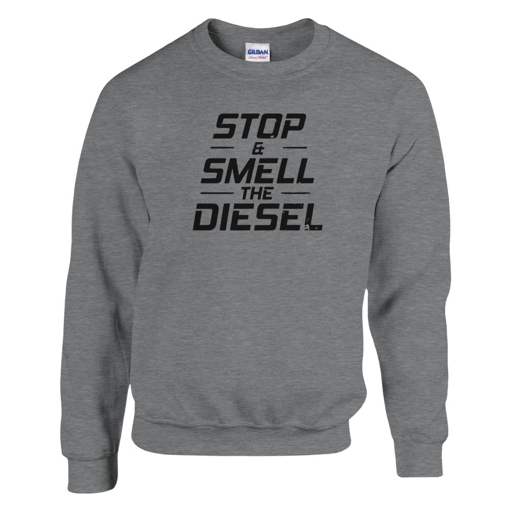 Stop and Smell the Diesel Crewneck Sweatshirt img