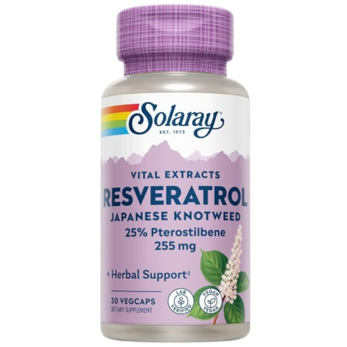 SOLARAY RESVERATROL 255MG 30CAPS