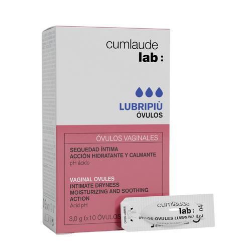 CUMLAUDE LUBRIPIU OVULOS VAGINALES 10 UND