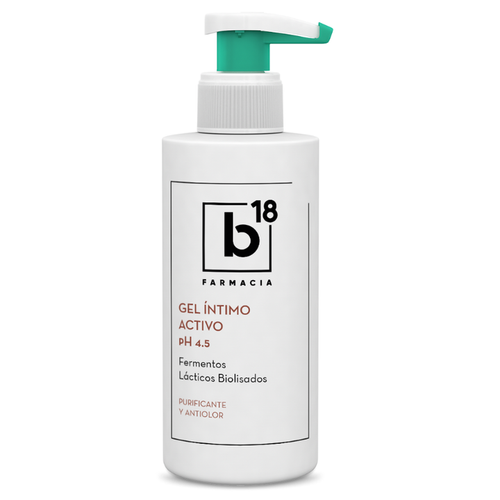 B18 GEL INTIMO ACTIVO PH 4.5 FERMENTOS LACTICOS 250ML
