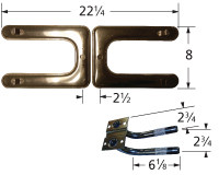 Stainless Burner Kit, Broil King, Broil-Mate, Silver Chef Stainless Burner Kit, Broil King, Broil-Mate, Silver Chef