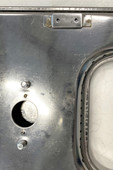 Close up of venturi port on burner