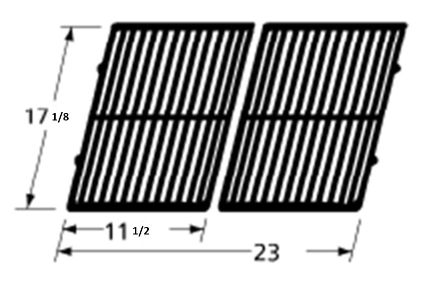cast iron cooking grids dimensions cast iron cooking grids dimensions