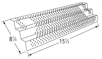 Stainless Heat Shield, AOG with dimensions Stainless Heat Shield, AOG with dimensions