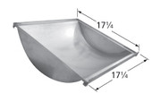 Charbroil Stainless Steel Heat Shield with Dimensions