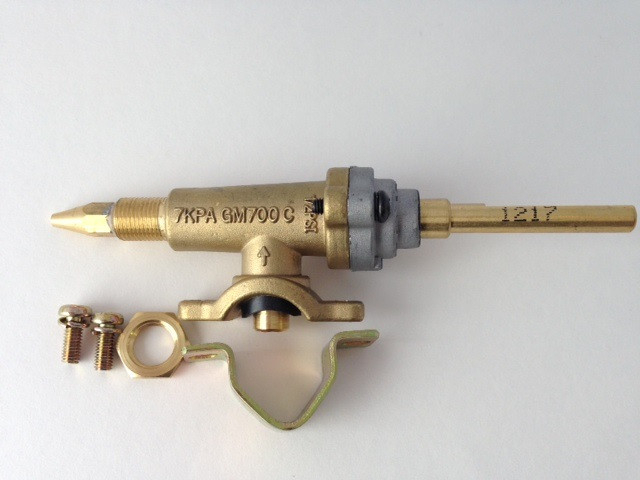 Brass Clamp-on Valve for some Grand Hall, Kenmore Grills Brass Clamp-on Valve for some Grand Hall, Kenmore Grills