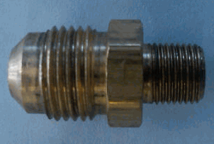 3/8-in Flare Male x 1/8-in Male Pipe Fitting 3/8-in Flare Male x 1/8-in Male Pipe Fitting