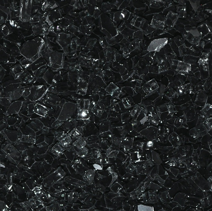 American Fireglass Black 1/4" Fire Glass