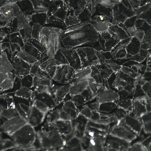 black half inch fire glass black half inch fire glass
