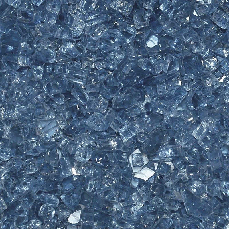 1/4-in Pacific Blue Fire Glass, American Fireglass, 1 Lb 1/4-in Pacific Blue Fire Glass, American Fireglass, 1 Lb