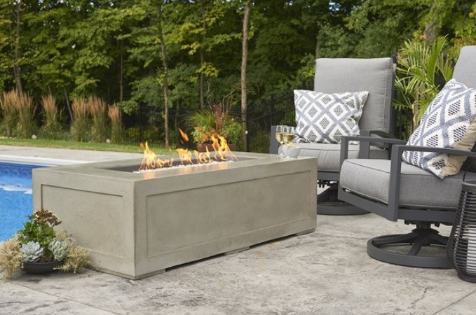 Outdoor GreatRoom Cove Linear Fire Table Outdoor GreatRoom Cove Linear Fire Table