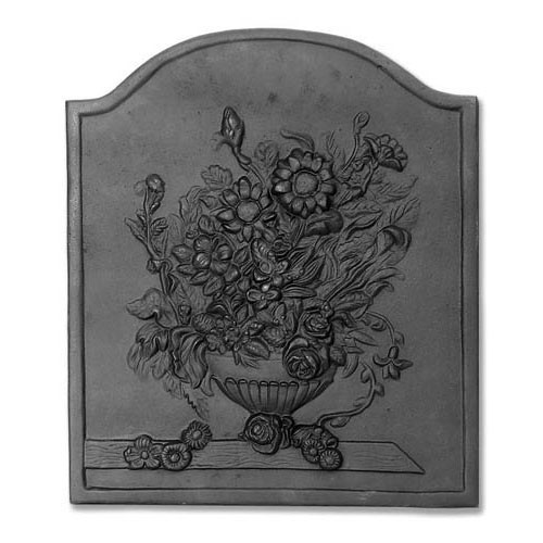 Bouquet Cast Iron Fireback Bouquet Cast Iron Fireback
