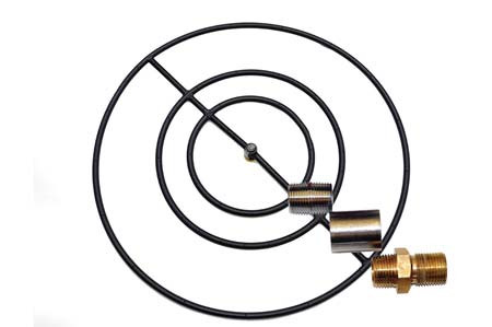 30" In-Ground Stainless Steel Ring Fire Pit Kit, Match Lit, NG 30" In-Ground Stainless Steel Ring Fire Pit Kit, Match Lit, NG