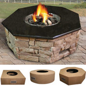 45" Unfinished Octagon Fire Pit Housing