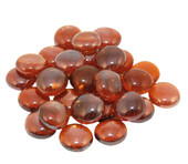 American Fyre 40 lb Deep Amber Glass Gems