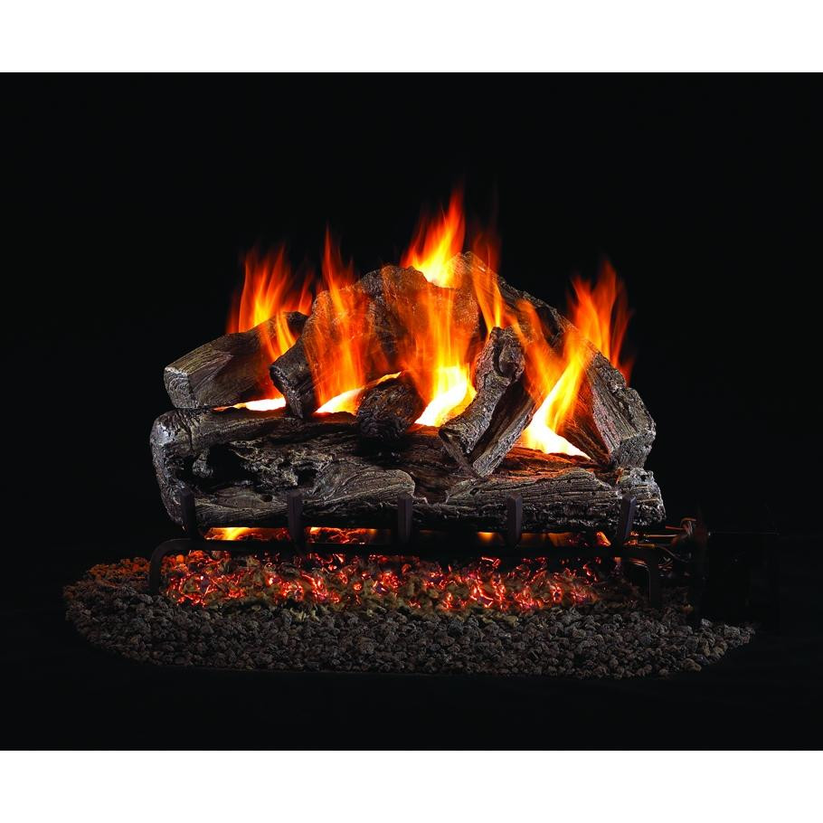 Rugged Oak Vented Gas Log Set Rugged Oak Vented Gas Log Set