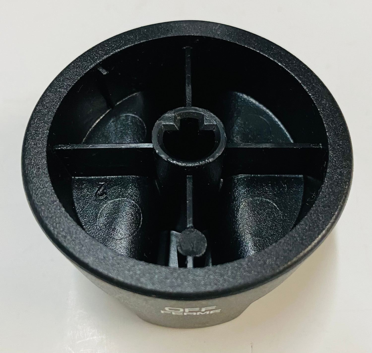 Back side of knob Back side of knob