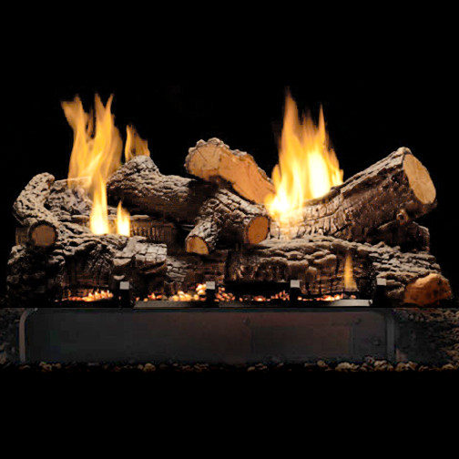 Empire White Mountain Rock Creek Multisided Refractory Log Set