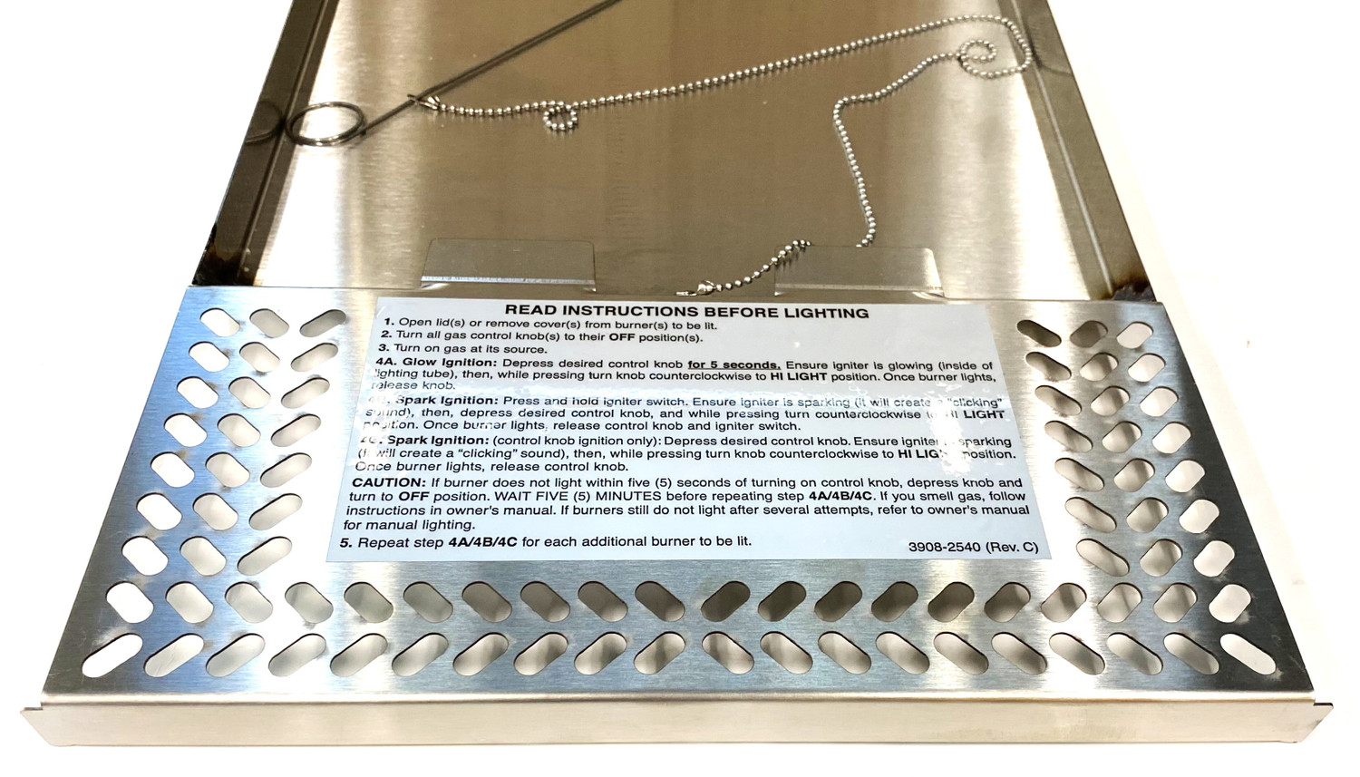 3085 Close up of handle on Drip Tray 3085 Close up of handle on Drip Tray